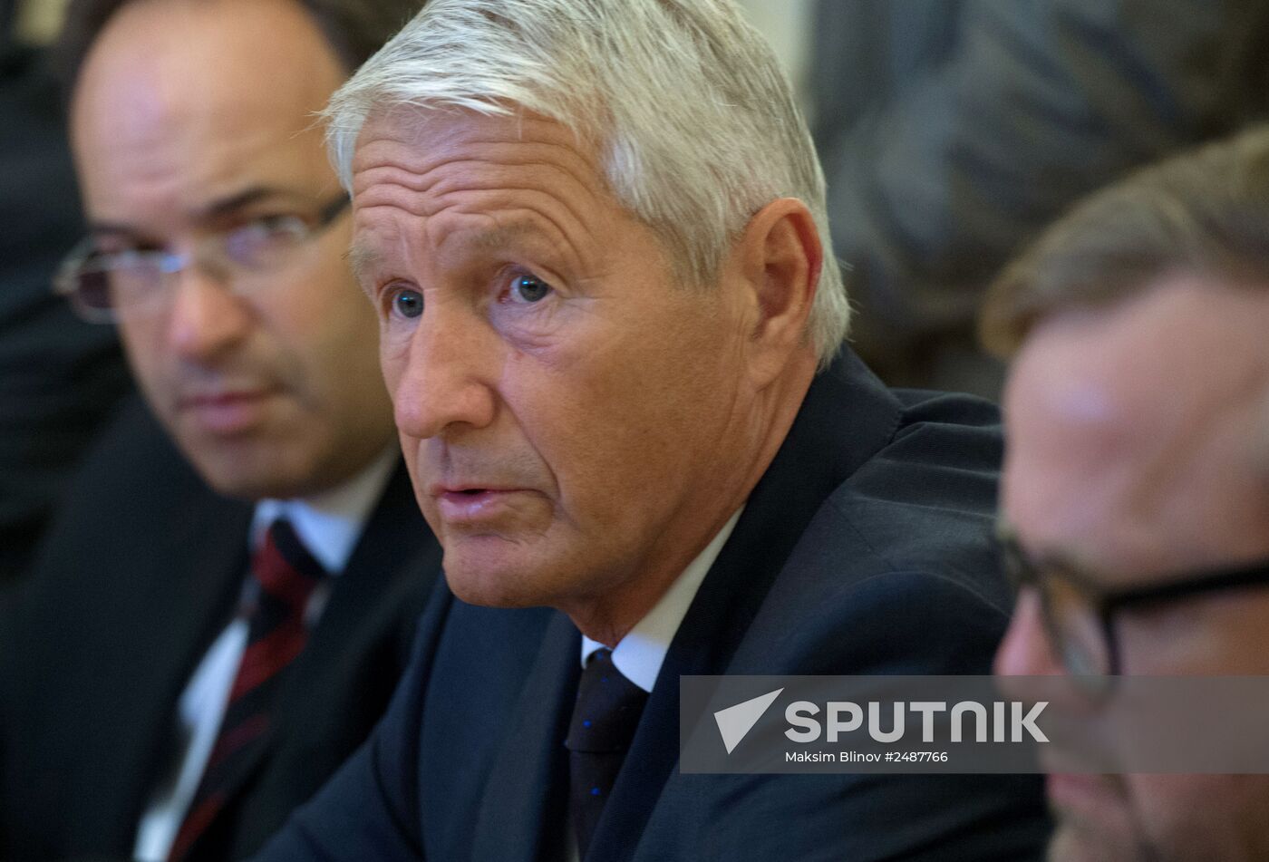 Sergei Lavrov meets with Thorbjørn Jagland