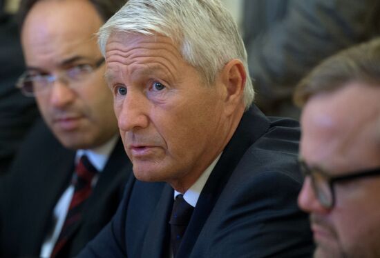 Sergei Lavrov meets with Thorbjørn Jagland