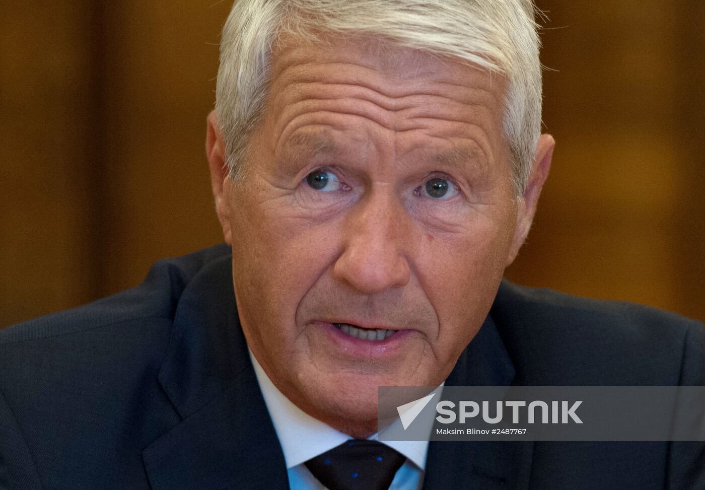 Sergei Lavrov meets with Thorbjørn Jagland