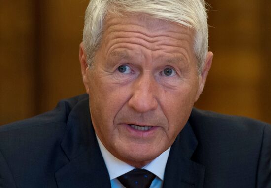 Sergei Lavrov meets with Thorbjørn Jagland