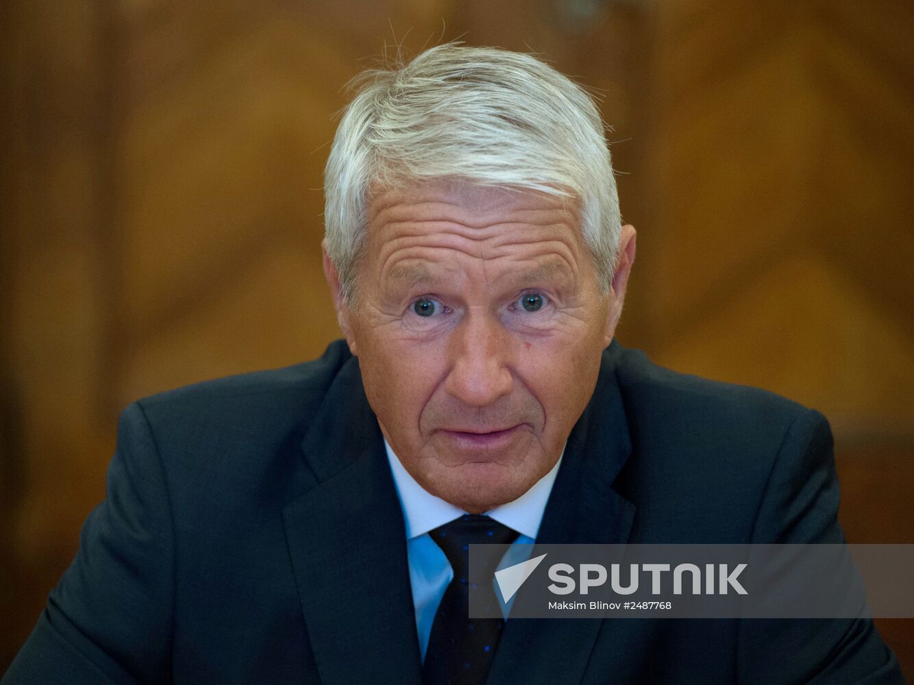 Sergei Lavrov meets with Thorbjørn Jagland