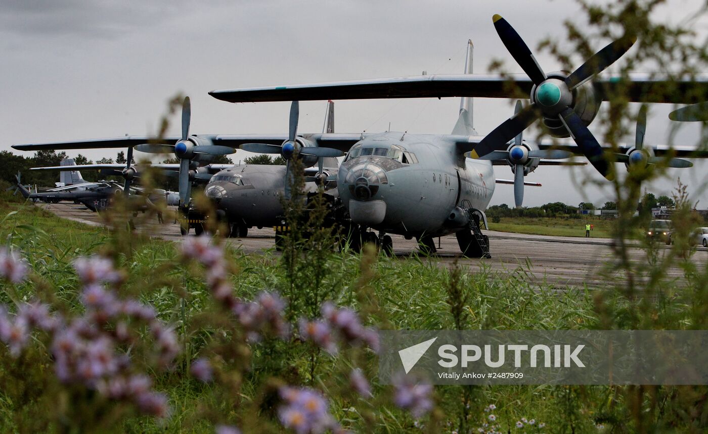 Logistic support drill of the Eastern Military District