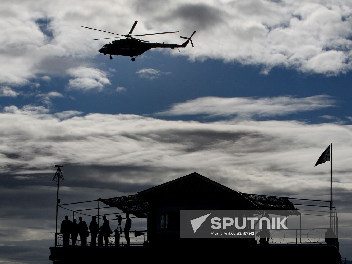 Exercise involving units of the Eastern Military District's logistics-support system