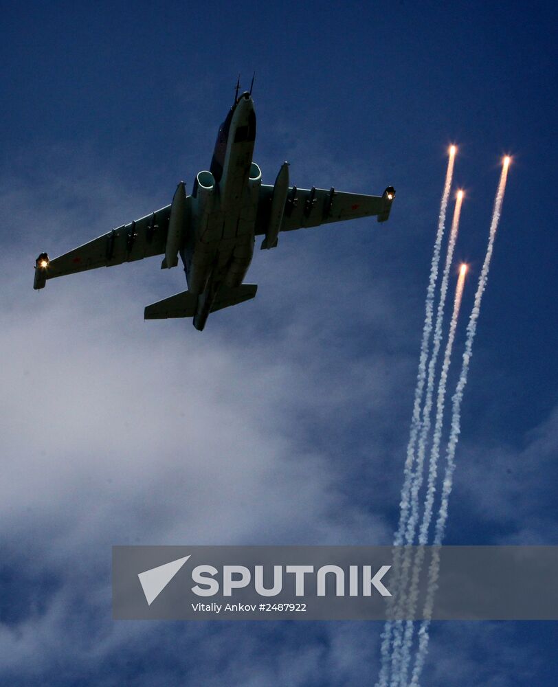 Exercise involving units of the Eastern Military District's logistics-support system
