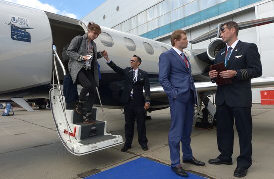 9th international business aviation exhibition Jet Expo 2014 in Moscow