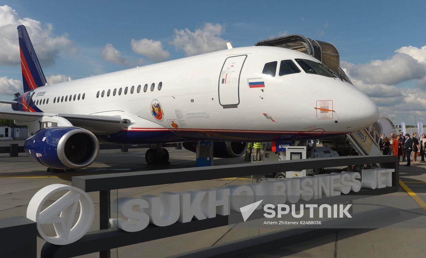 9th international business aviation exhibition Jet Expo 2014 in Moscow