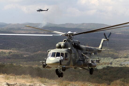 A joint Russian-Belarusian tactical exercise in the Krasnodar Territory