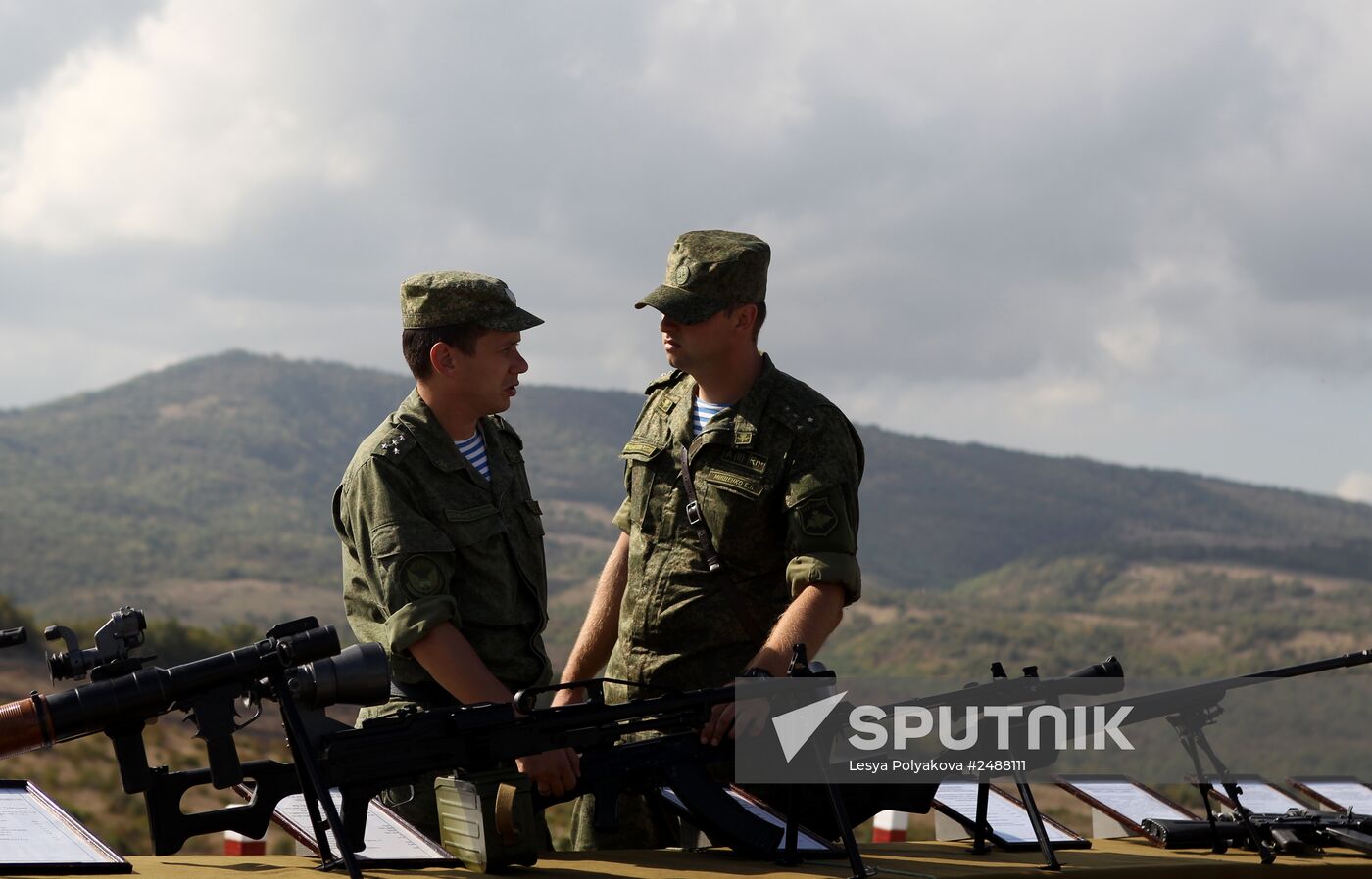 A joint Russian-Belarusian tactical exercise in the Krasnodar Territory