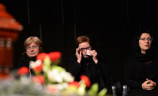Mourning ceremony for Andrei Stenin at Rossiya Segodnya