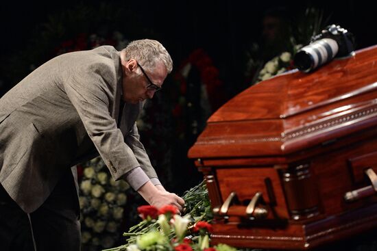 Mourning ceremony for Andrei Stenin at Rossiya Segodnya