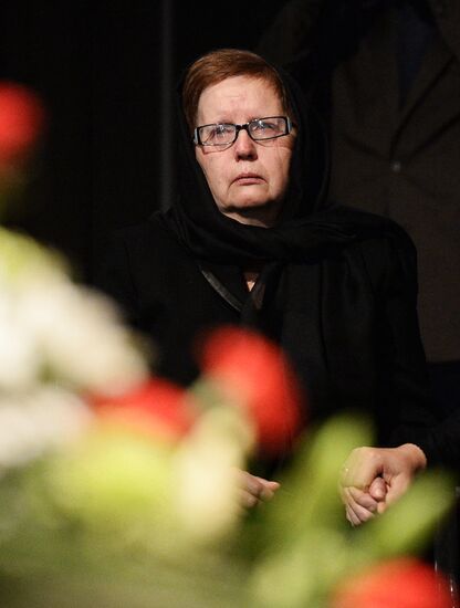 Mourning ceremony for Andrei Stenin at Rossiya Segodnya
