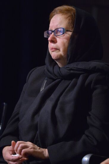 Mourning ceremony for Andrei Stenin at Rossiya Segodnya