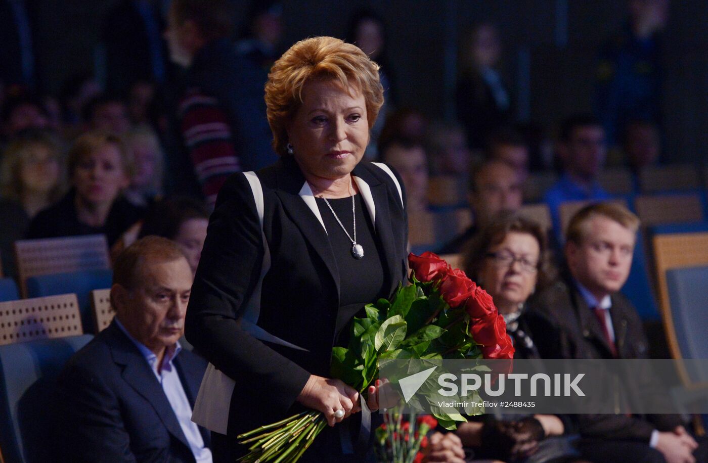 Mourning ceremony for Andrei Stenin at Rossiya Segodnya