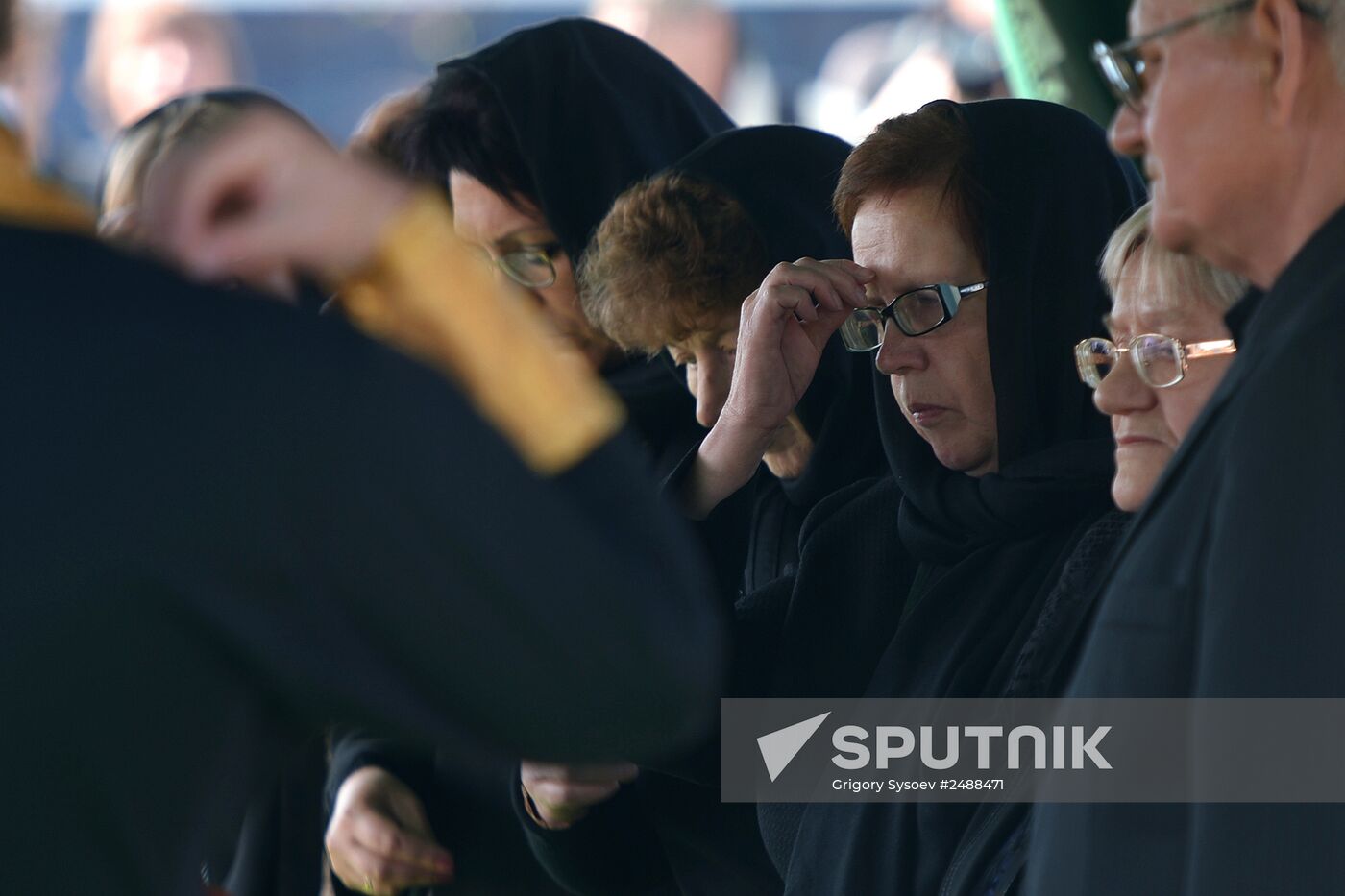Photo journalist Andrei Stenin's funeral