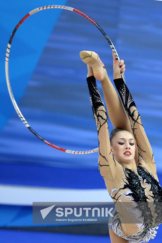 Rhythmic gymnastics. World Cup stage. Day One