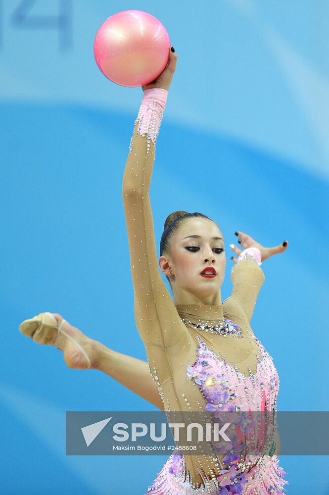 Rhythmic gymnastics. World Cup stage. Day One