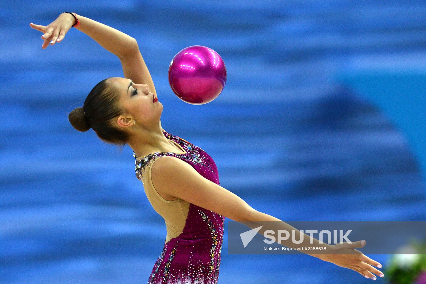 Rhythmic gymnastics. World Cup stage. Day One