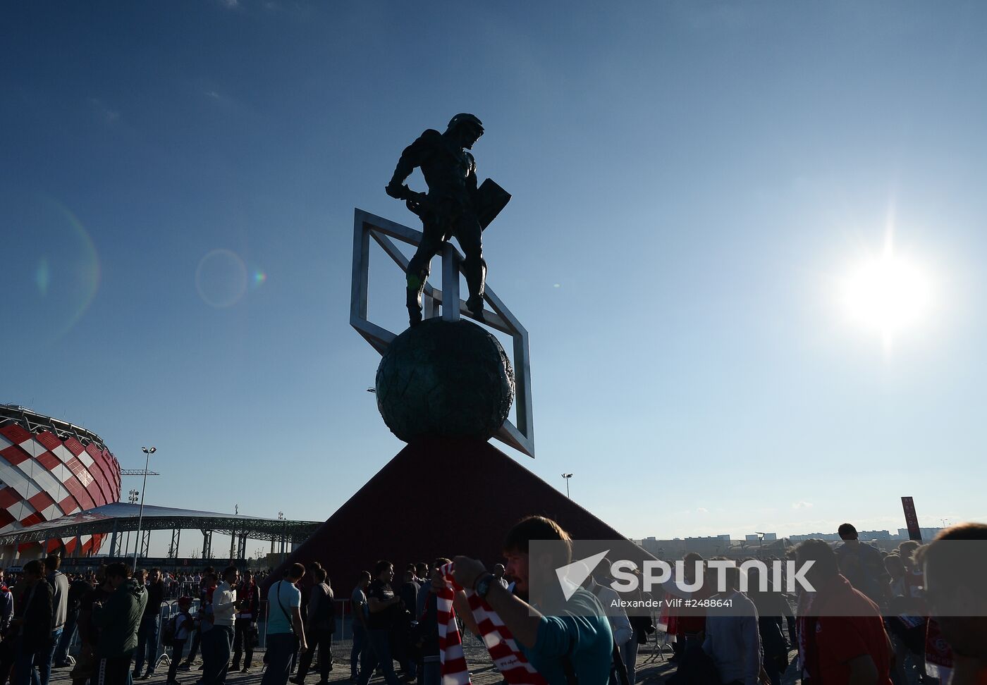 Football. Friendly match Spartak vs. Crvena Zvezda