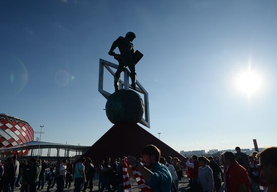 Football. Friendly match Spartak vs. Crvena Zvezda