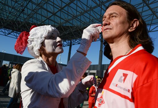 Football. Friendly match Spartak vs. Crvena Zvezda
