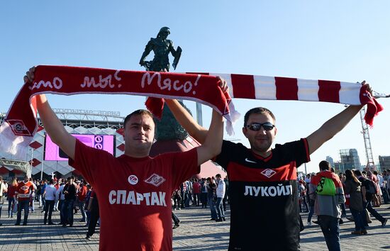 Football. Friendly match Spartak vs. Crvena Zvezda