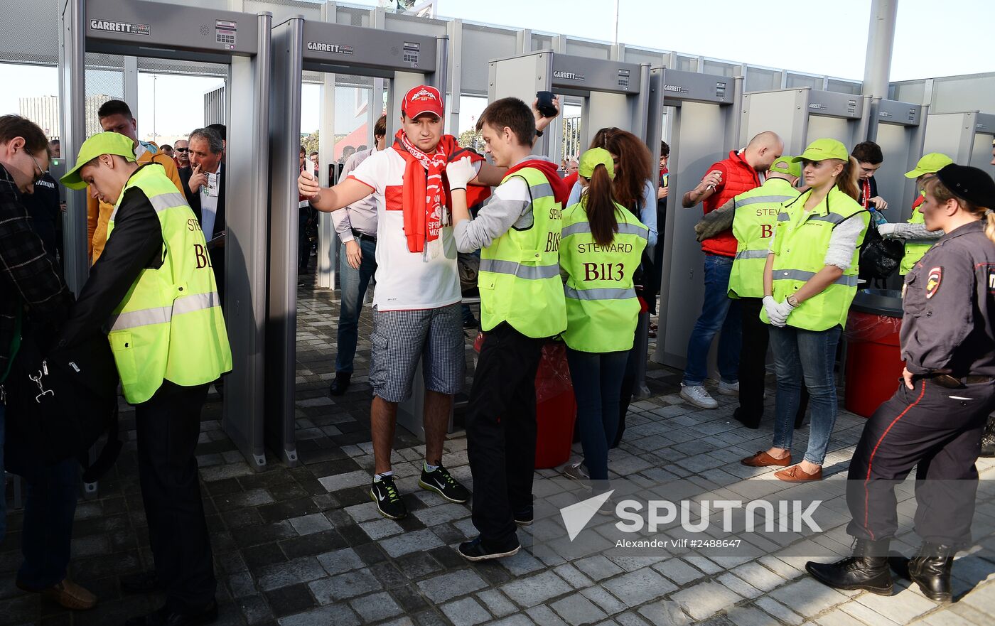 Football. Friendly match Spartak vs. Crvena Zvezda