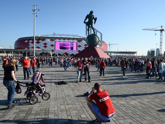 Football. Friendly match Spartak vs. Crvena Zvezda