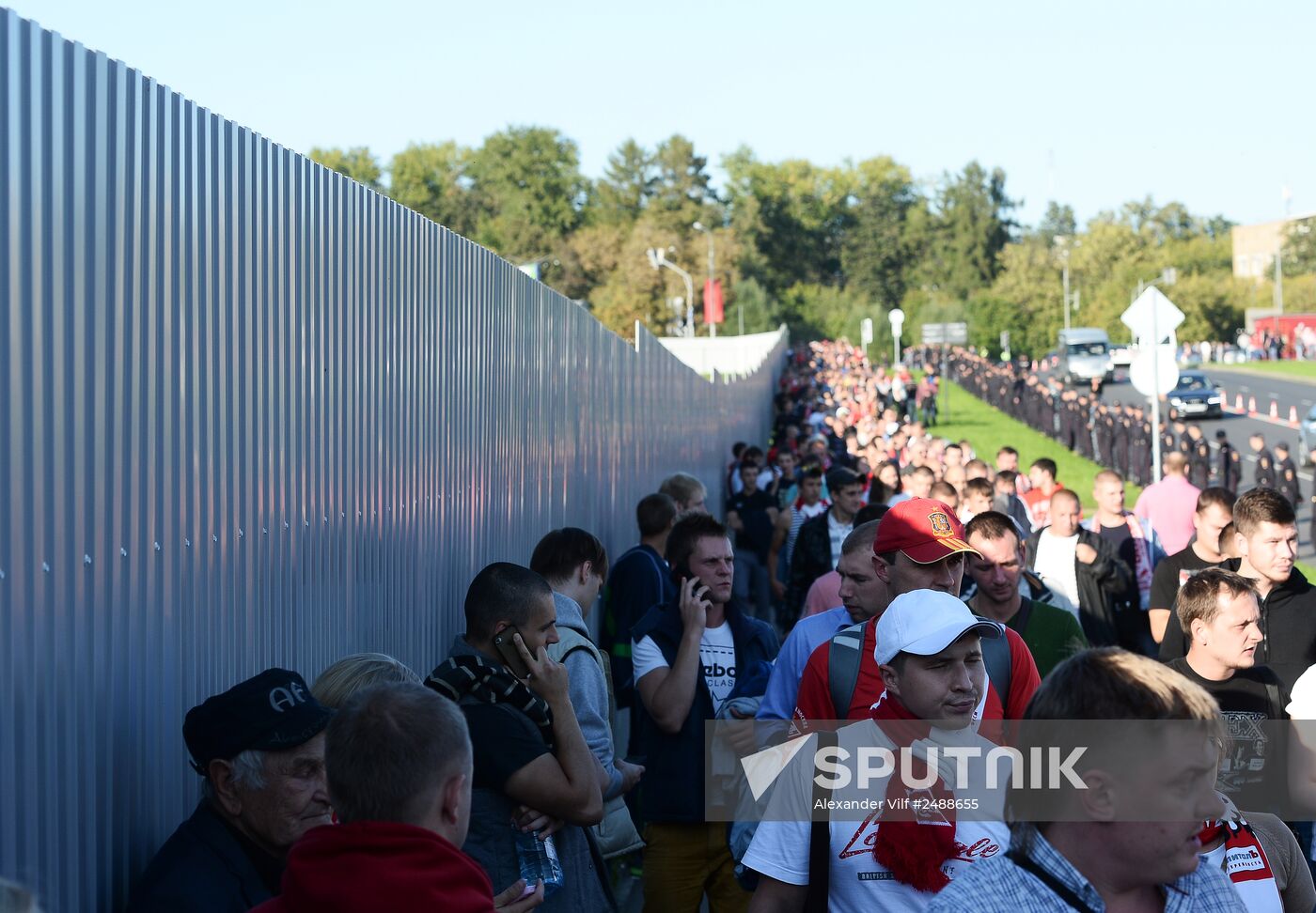 Football. Friendly match Spartak vs. Crvena Zvezda