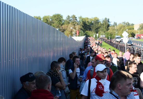 Football. Friendly match Spartak vs. Crvena Zvezda