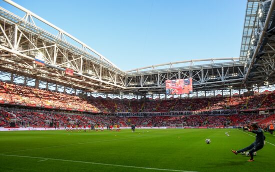 Football. Friendly match Spartak vs. Crvena Zvezda