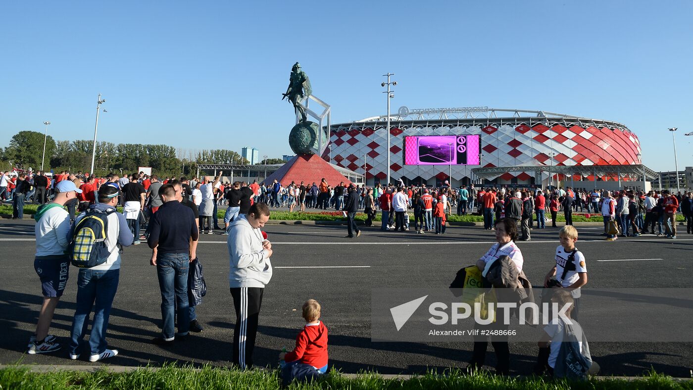 Football. Friendly match Spartak vs. Crvena Zvezda