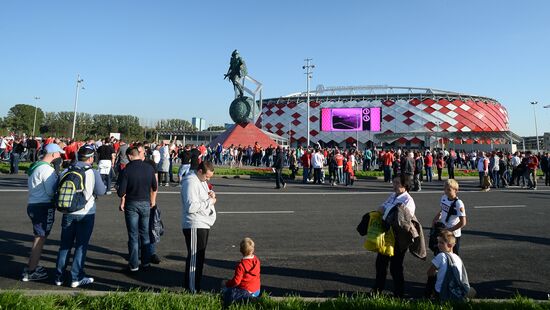 Football. Friendly match Spartak vs. Crvena Zvezda