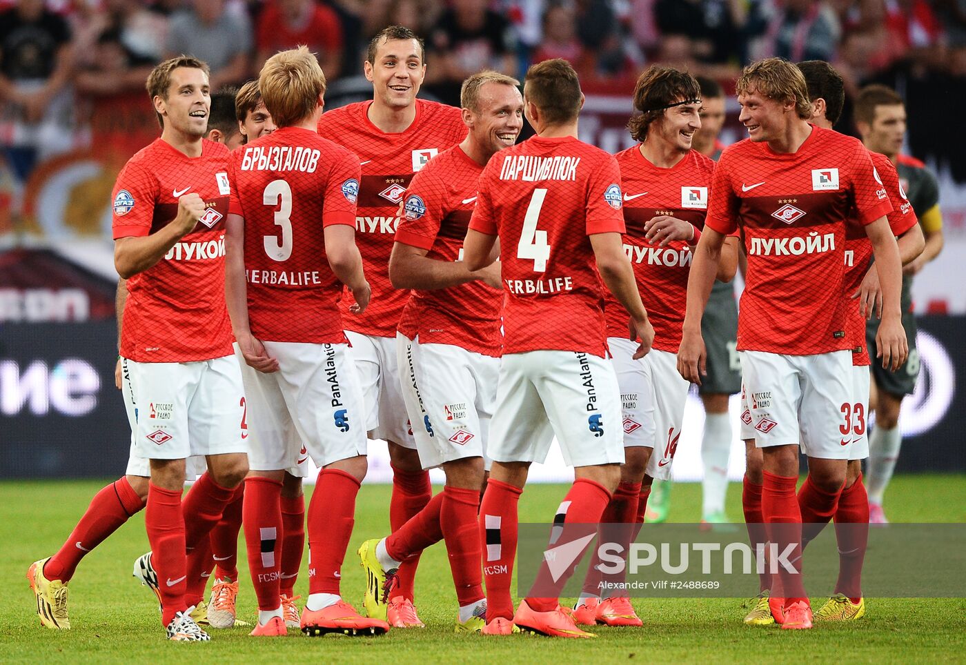Football. Friendly match Spartak vs. Crvena Zvezda