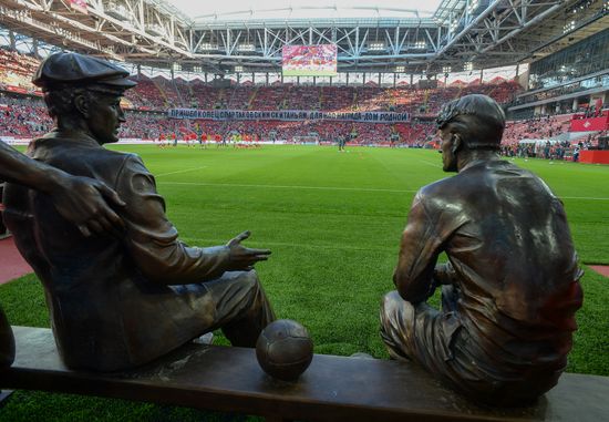 Football. Friendly match Spartak vs. Crvena Zvezda