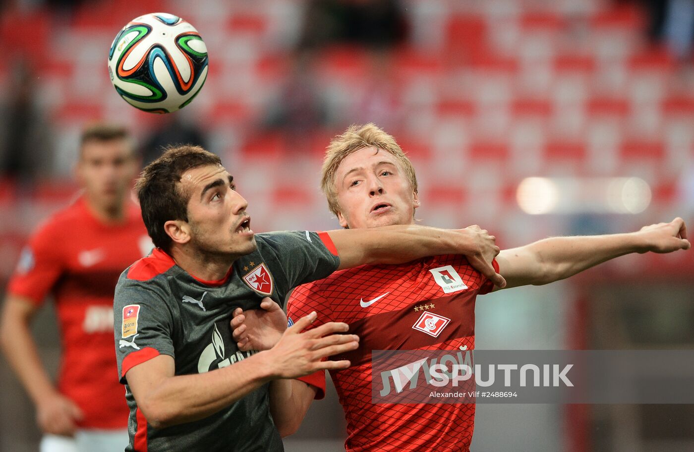 Football. Friendly match Spartak vs. Crvena Zvezda