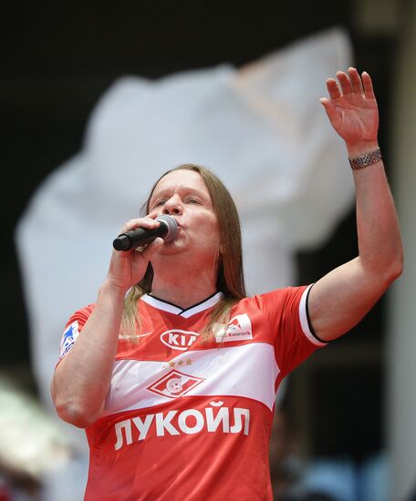 Football. Friendly match Spartak vs. Crvena Zvezda