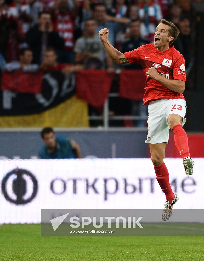 Football. Friendly match Spartak vs. Crvena Zvezda