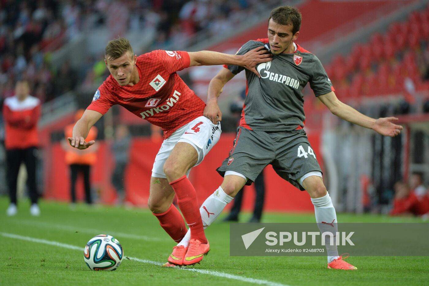Football. Friendly match Spartak vs. Crvena Zvezda