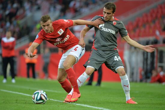 Football. Friendly match Spartak vs. Crvena Zvezda