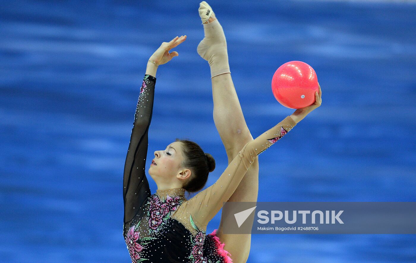 Rhythmic gymnastics. World Cup stage. Day One