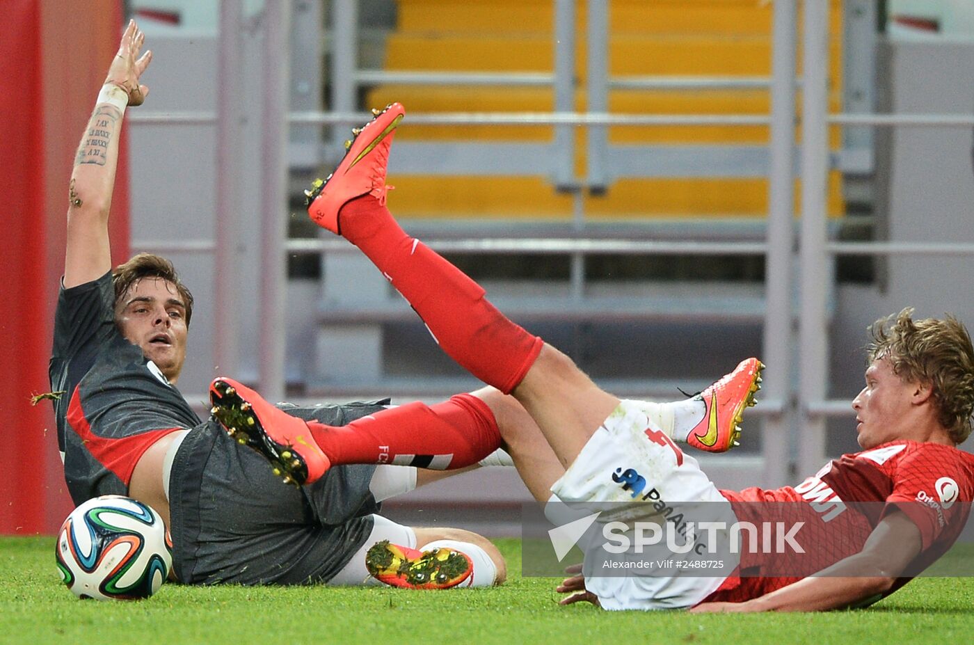 Football. Friendly match Spartak vs. Crvena Zvezda