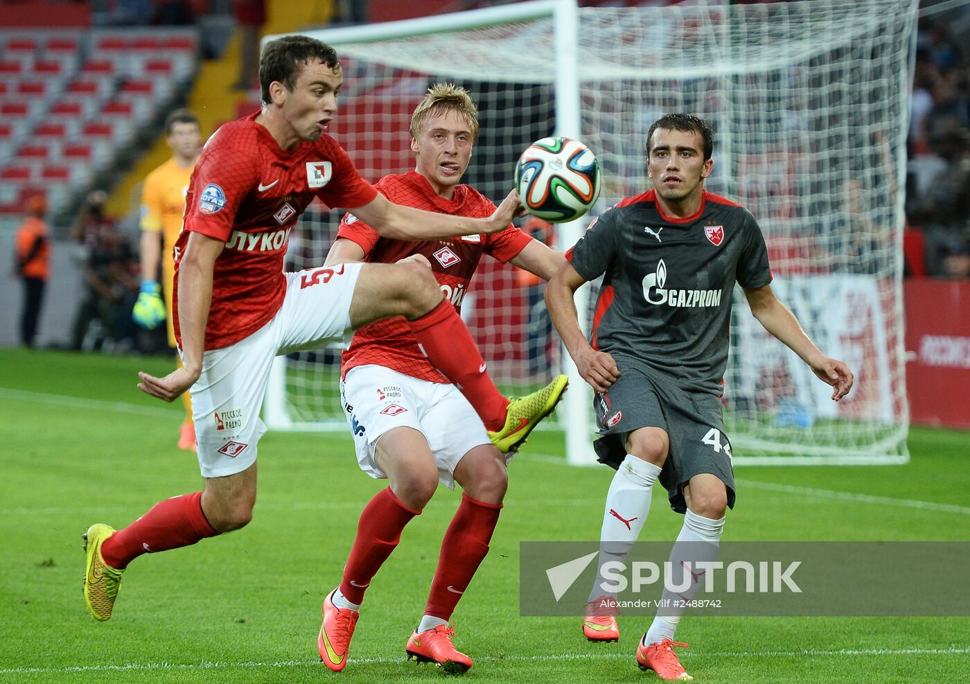 Football. Friendly match Spartak vs. Crvena Zvezda