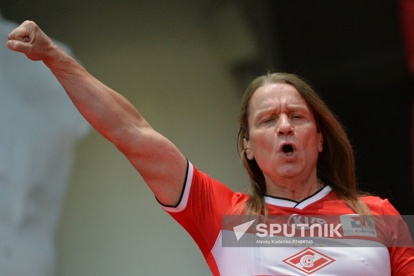 Football. Friendly match Spartak vs. Crvena Zvezda