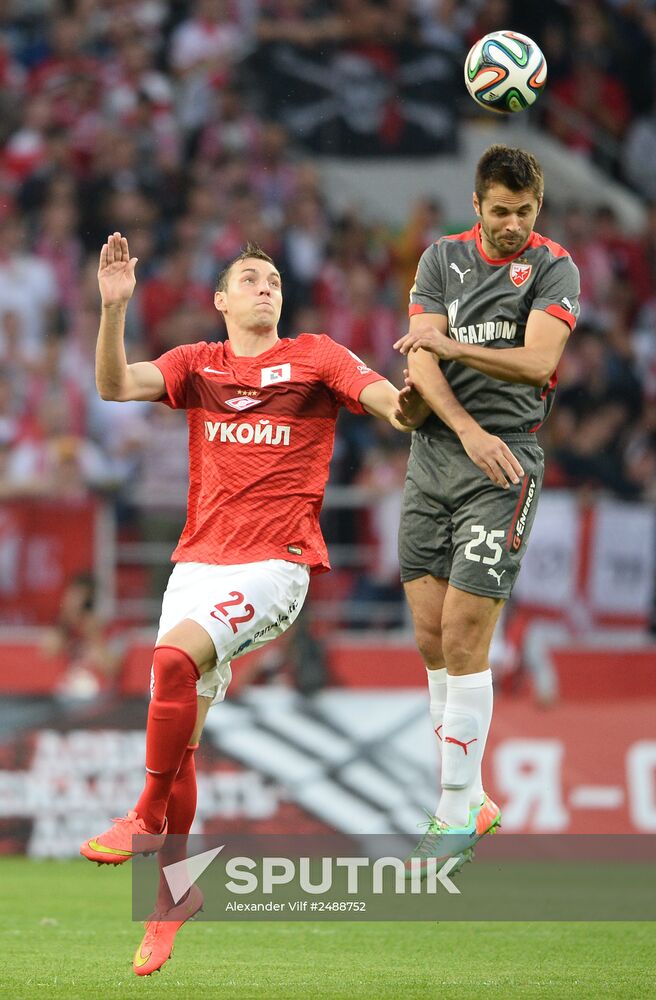 Football. Friendly match Spartak vs. Crvena Zvezda