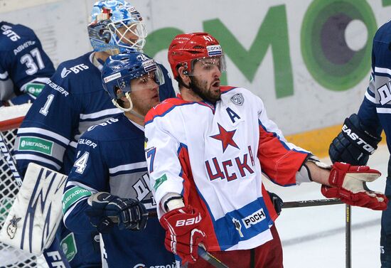 Kontinental Hockey League. Dynamo (Moscow) vs. CSKA