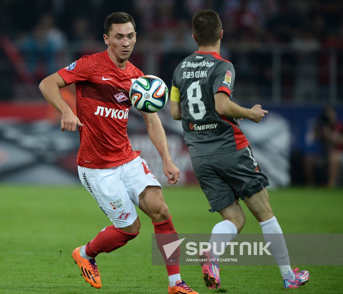 Football. Friendly match Spartak vs. Crvena Zvezda