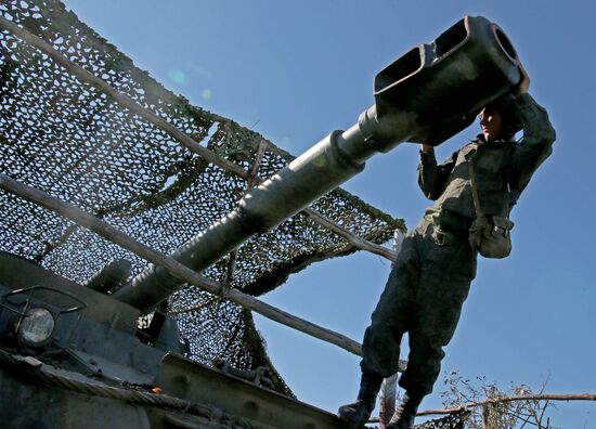 Military exercise in Kaliningrad Region