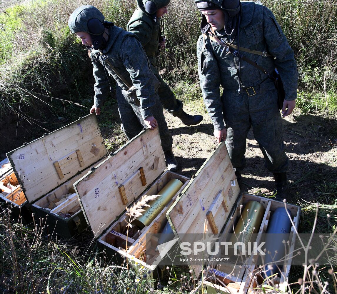 Military exercise in Kaliningrad Region