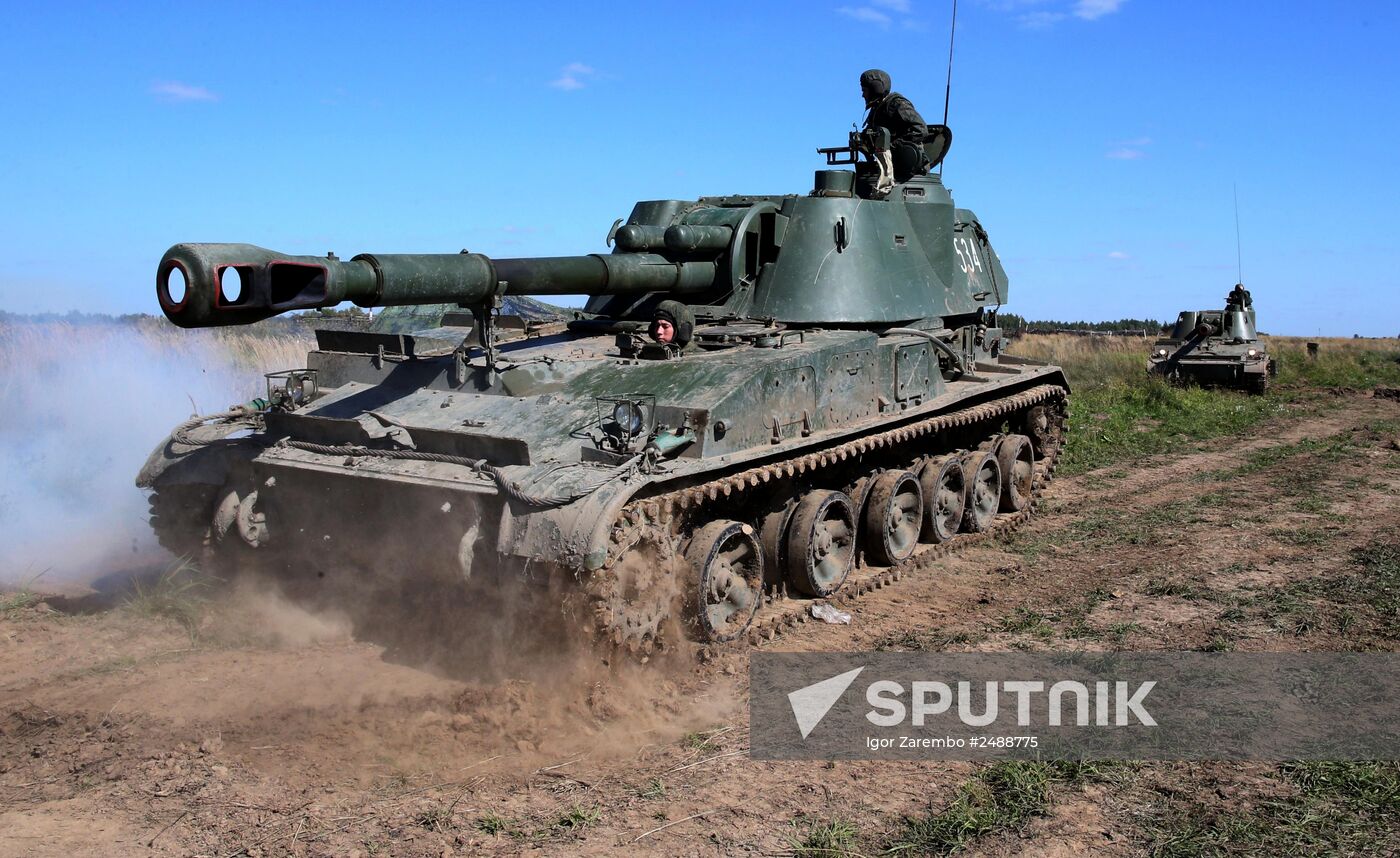 Military exercise in Kaliningrad Region