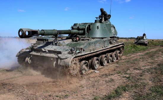 Military exercise in Kaliningrad Region